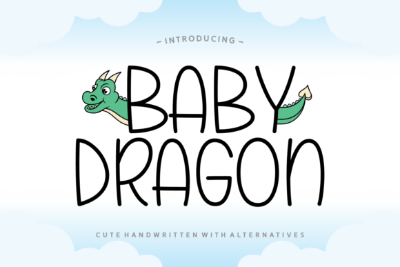 Baby Dragon Font: A Delightful Script for Editorial Stories