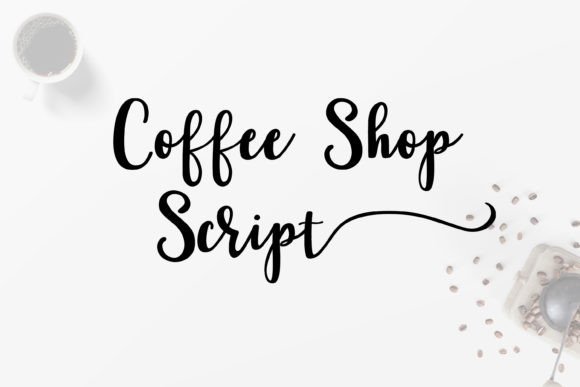 Coffee Shop Script: A Font for Editorial Atmosphere