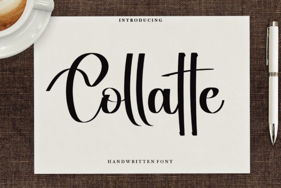Collatte: A Crafters’ Font for Elegant, Handmade Designs