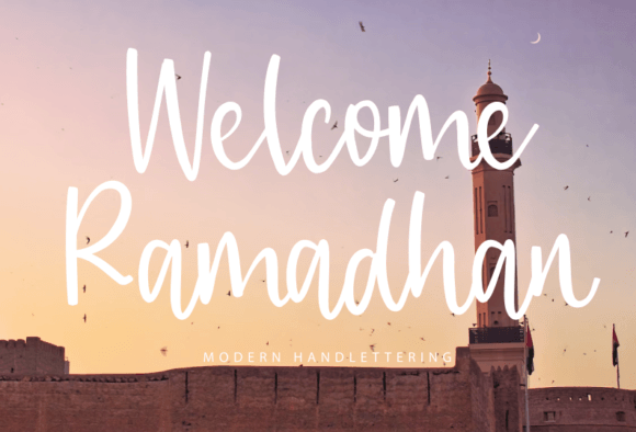 Crafting with Character: Welcome Ramadhan as Your Go-To Handwritten Font