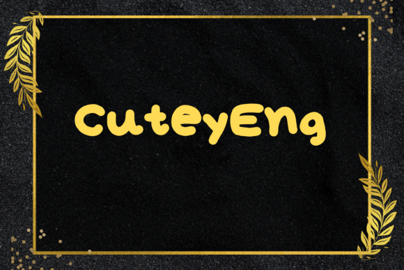 Cutey Eng: A Playful Web Font for Modern Brands