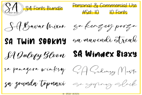 Exploring Editorial Mood with Script and Handwritten Bundle 10