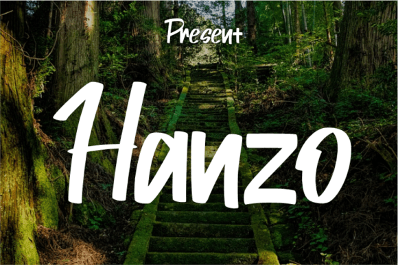 Hanzo: A Signature Font for Your Creative Projects