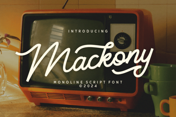 Mackony: The Delicate Script Font for Refined Campaigns