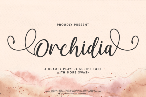 Orchidia: A Script Font for Marketing Impact