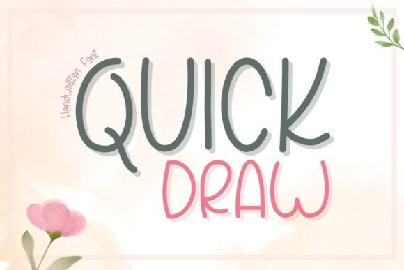 Quick Draw: A Premium Handwritten Font for Digital Creators
