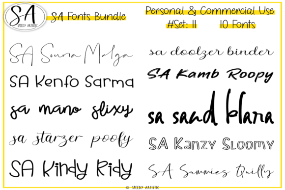Real Design Work with a Script and Handwritten Font Bundle