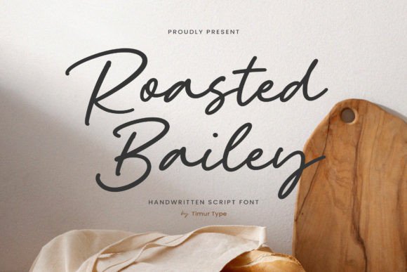 Roasted Bailey: A Versatile Handwritten Font for Digital Design