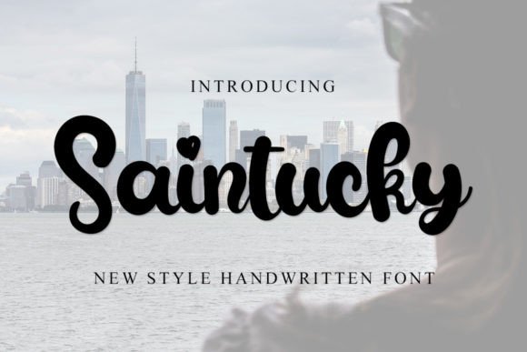Saintucky: A Script Font for Elegant Editorial Design