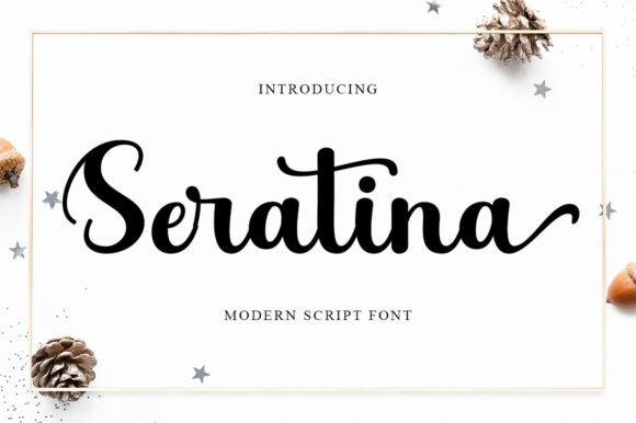 Seratina Script: A Web Designer’s Take on a Modern Display Font