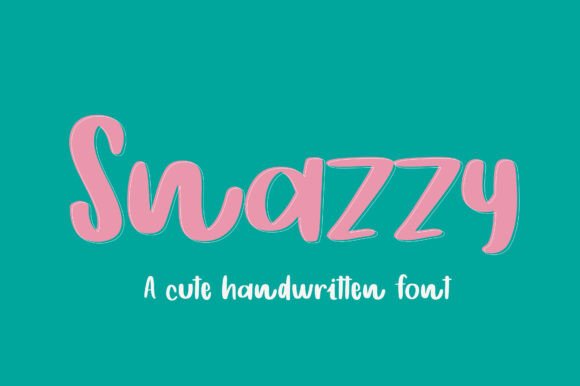 Snazzy: The Modern Script Font for Digital Creators