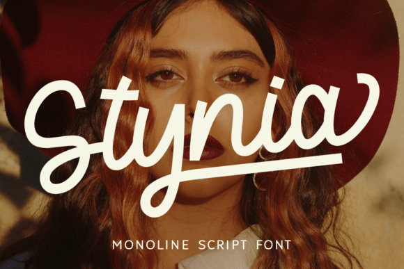 Stynia: A Delicate Font for Creative Products