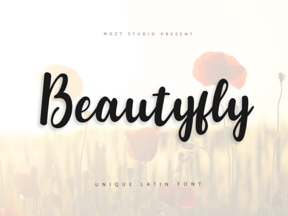 The Beautyfly Script Font: A Premium Typeface for Crafters