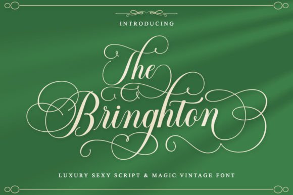 The Bringhton: A Font That Lends Elegance to Any Brand