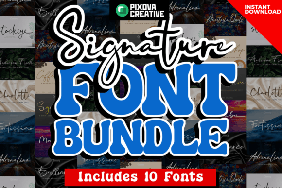 The Signature Script Bundle Fonts for a More Elegant Business Brand