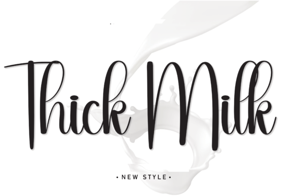 Thick Milk: A Fresh, Friendly Script Font for Editorial Design